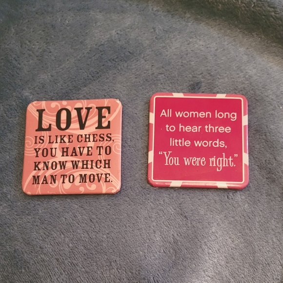 2 Funny magnets about love and relationships - Picture 1 of 2